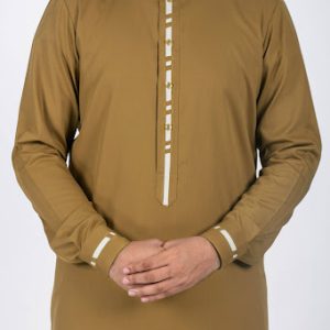 Bond Mustard Hobe for Men Qamis Jubba