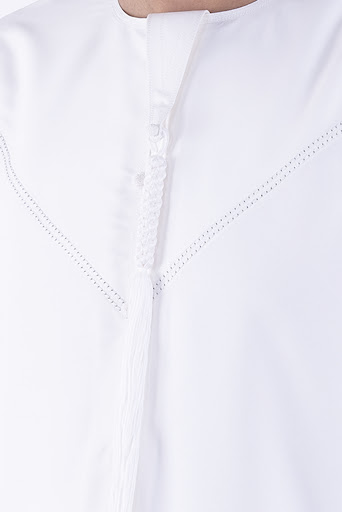 Dash Emirati Kandura White Thobe Kandura Jubba Qamis (2)
