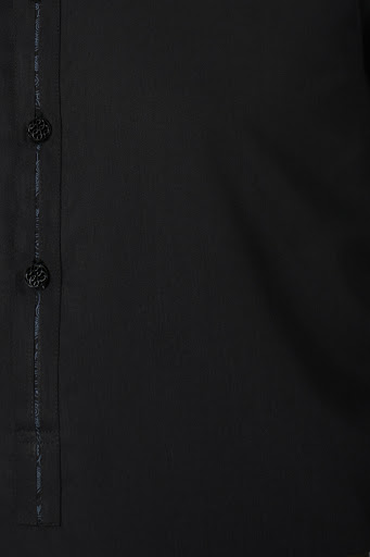 Realm Black thobe for men qamis jubba (2)