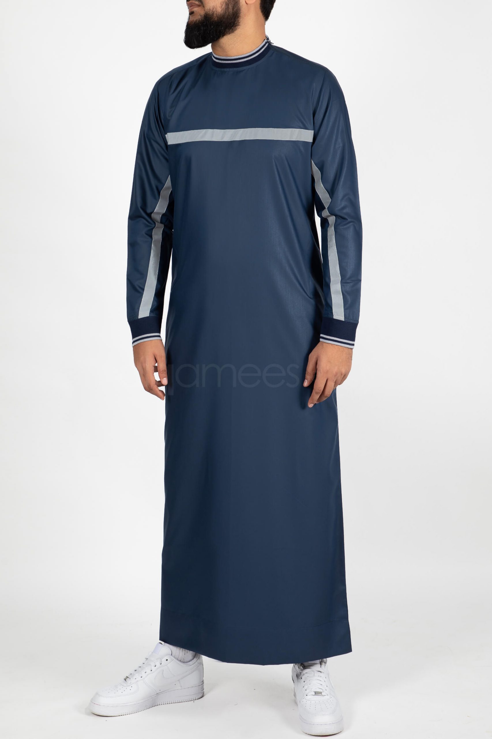 Turbo Soft Blue thobe for men qamis jubba (4)